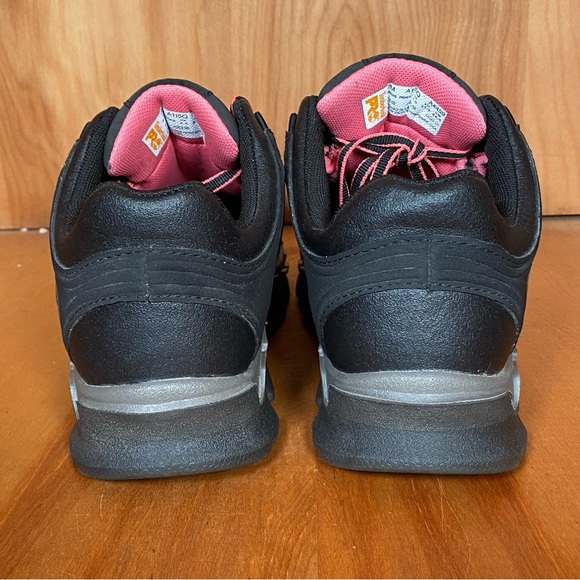 Womens 7 Timberland Pro Powertrain Sport Alloy Toe Athletic Shoes Black SEF1589 - Picture 4 of 8